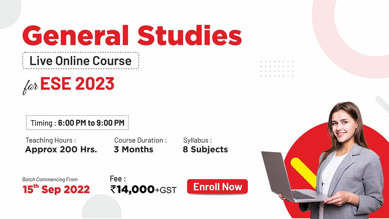 ESE 2023 | General Studies | Live /Online Course | New Batch Announcement | MADE EASY PRIME