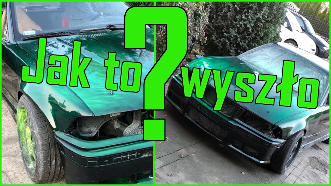 Jak to wyszło? Nietypowe lakierowanie z kolorowym proszkiem! - DriftGruzProjekt BMW E36