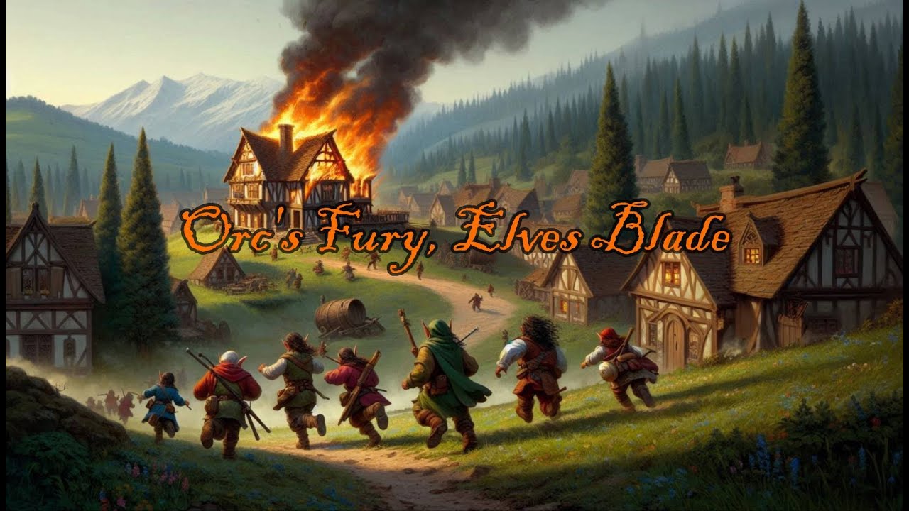 Orc's Fury, Elves Blade - Bardic music, D&D, D&D Theme