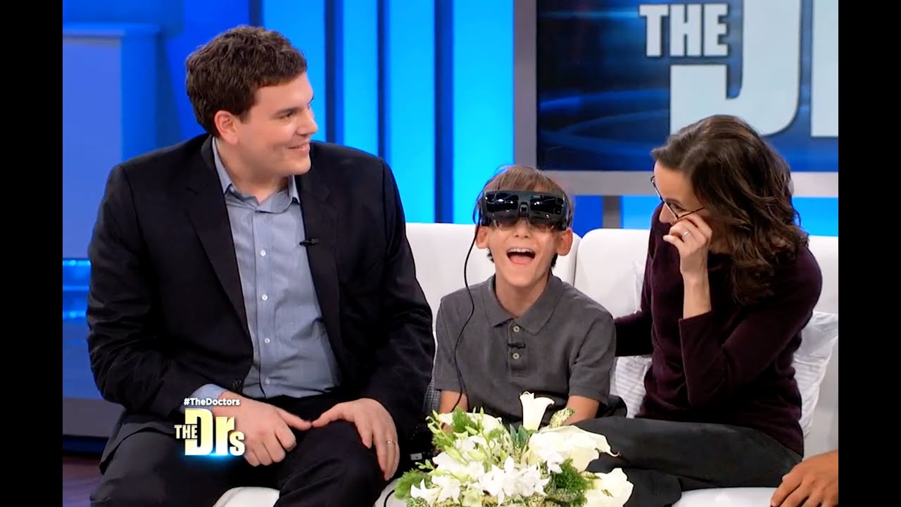 9 year old Ben gets eSight live on CBS’ The Doctors