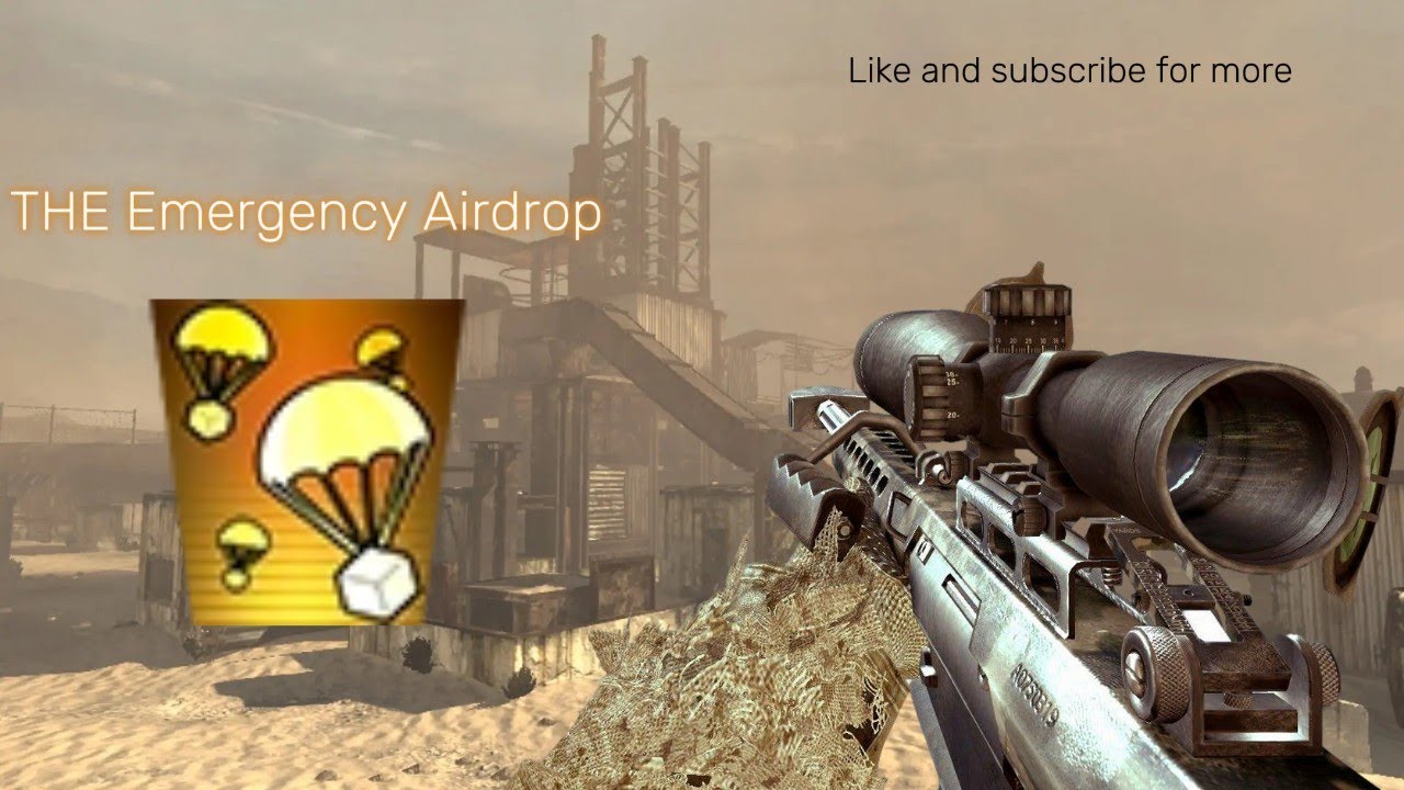 Barrett .50Cal Emergency Airdrop (Modern Warfare 2 2009)