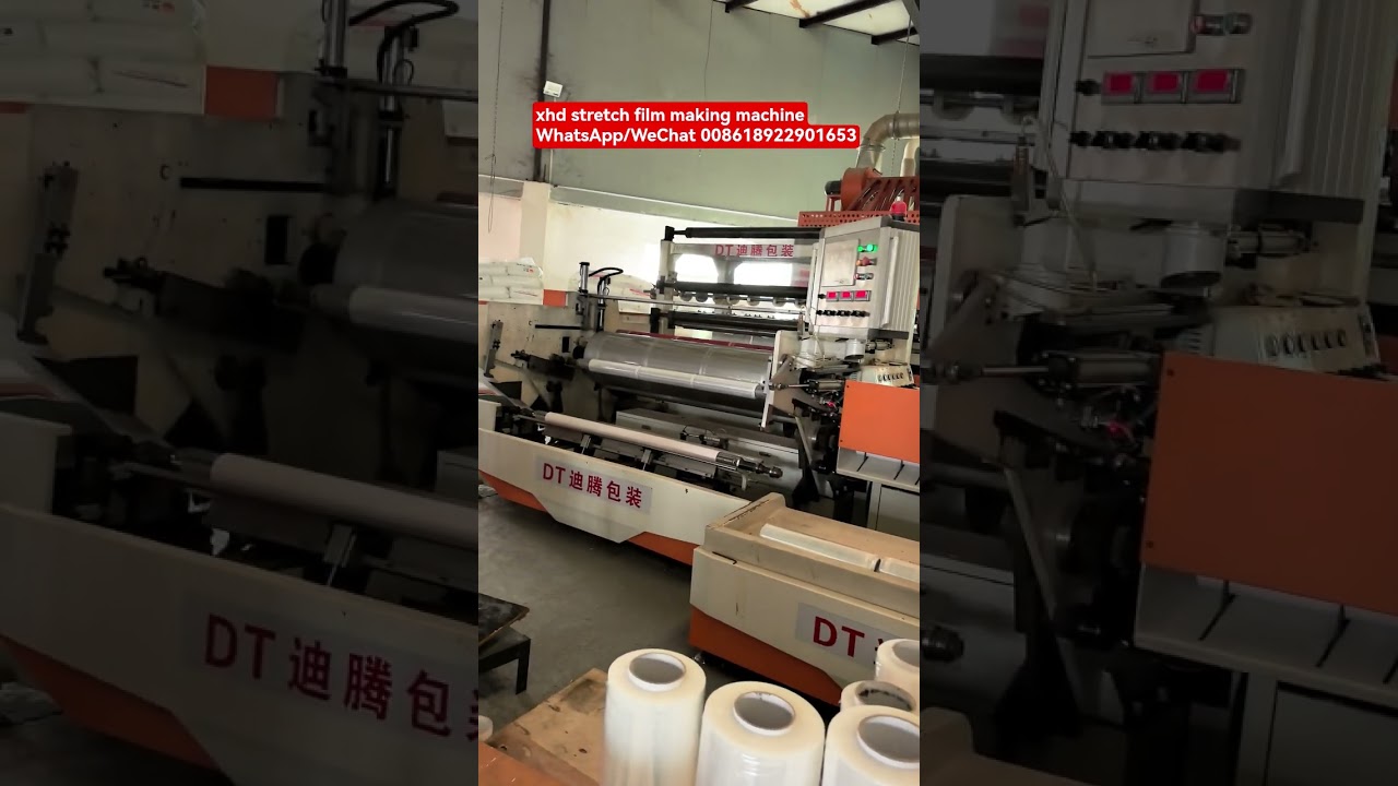 stretch film making machine xhd stretch film cast machine cling film making machine