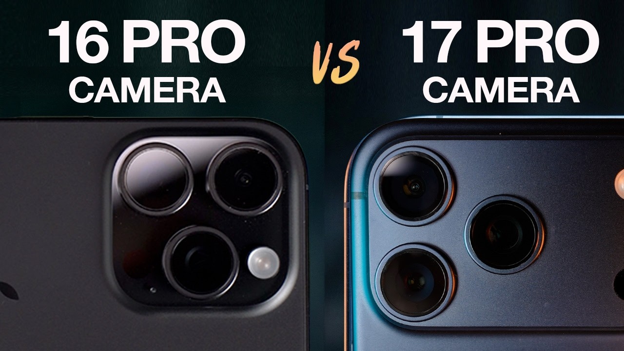 iPhone 17 Pro против iPhone 16 Pro — только камеры