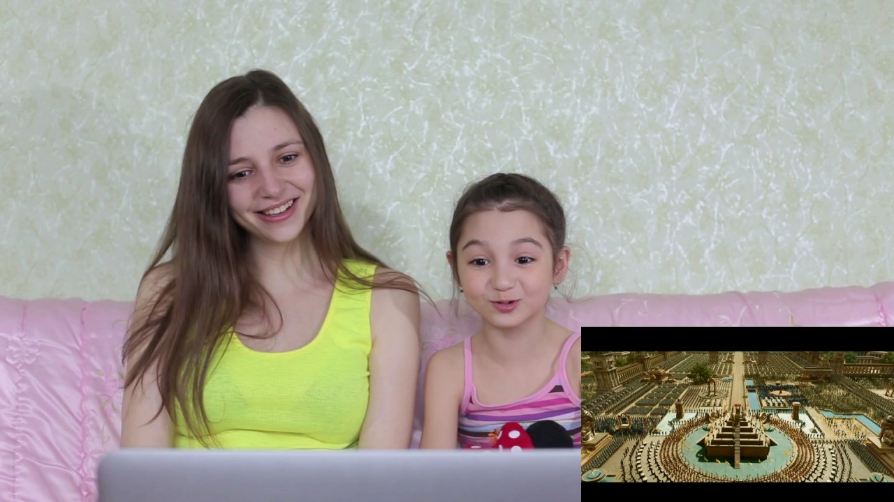Baahubali 2 Reaction by Cute Russian Mom and Daughter