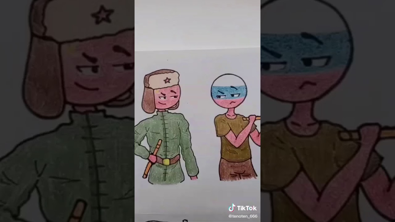 Приколы countryhumans тик ток