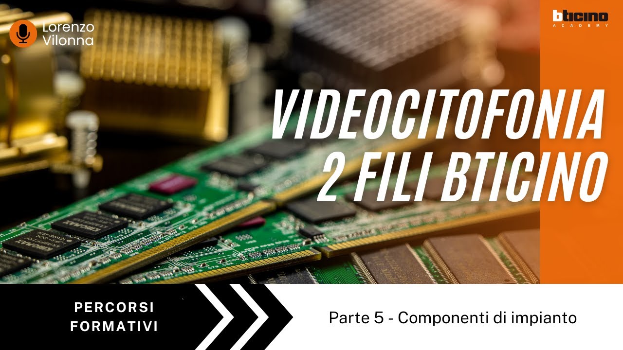Videocitofonia 2 fili - 5 Componenti di impianto