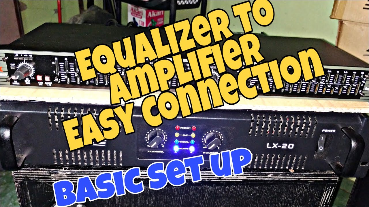 Equalizer to Amplifier connection, Basic Set up Dbx 215 to Ace LX 20