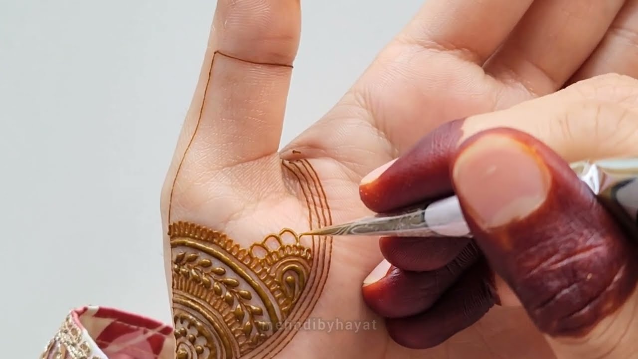 My New Beautiful and Intricate Mehndi Design | Unveiling @mehndibyhayat 's signature design