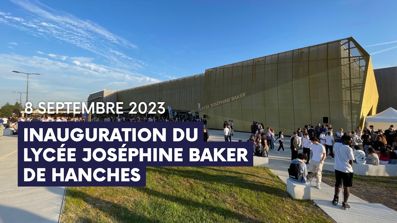 Inauguration du lycée Joséphine Baker de Hanches