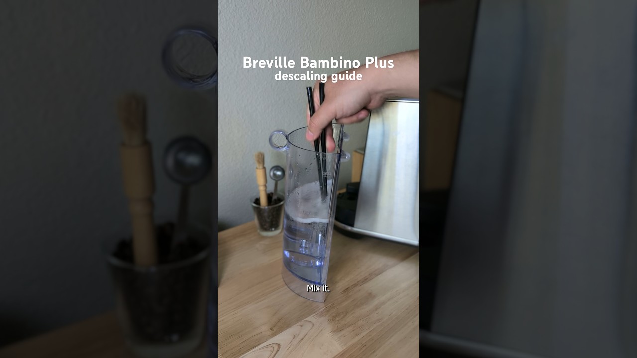 how to descale your Breville Bambino Plus