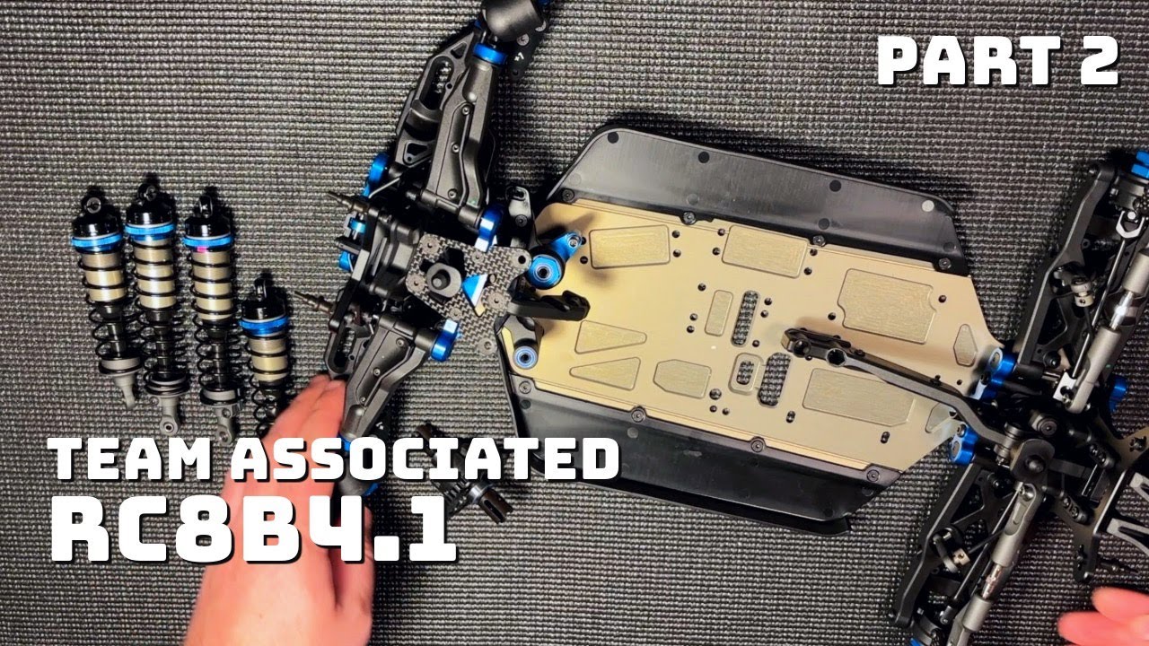 Сборка Team Associated RC8B4.1. Часть 2. Сборка передней и задней части.