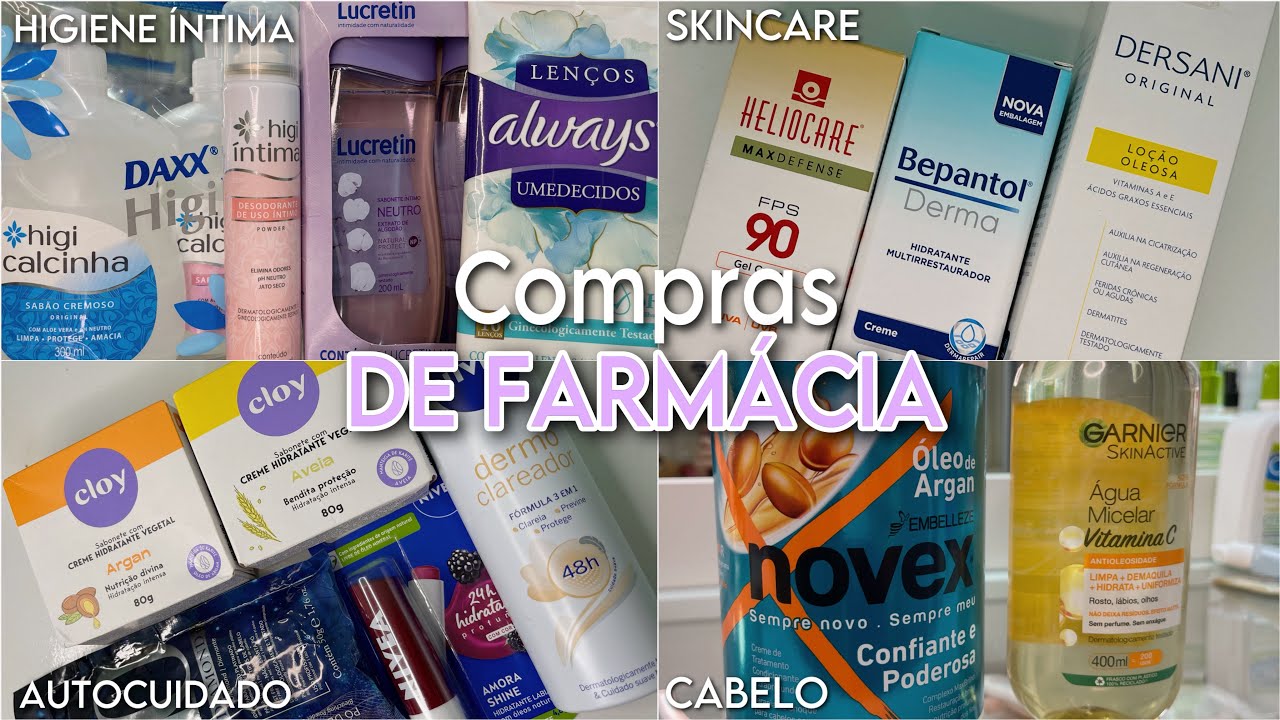 COMPRINHAS DE FARMÁCIA | Higiene Íntima, Skincare e Autocuidado 🧖🏽‍♀️ 🐸🛍️