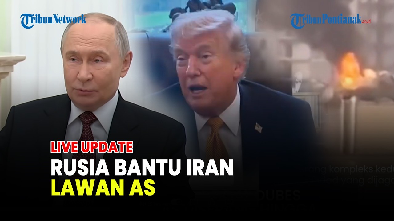 🔴RUSIA BANTU IRAN! PUTIN KIRIM DATA SATELIT & TEKNOLOGI DRONE UNTUK SERANG AS