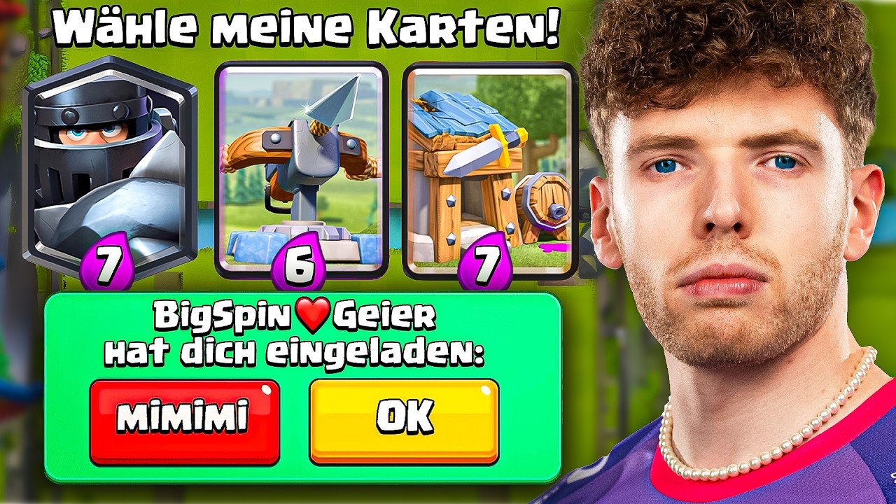 ICH FORDERE EUCH zum 1 VS 1 HERAUS, DOCH DANN... | Clash Royale Deutsch