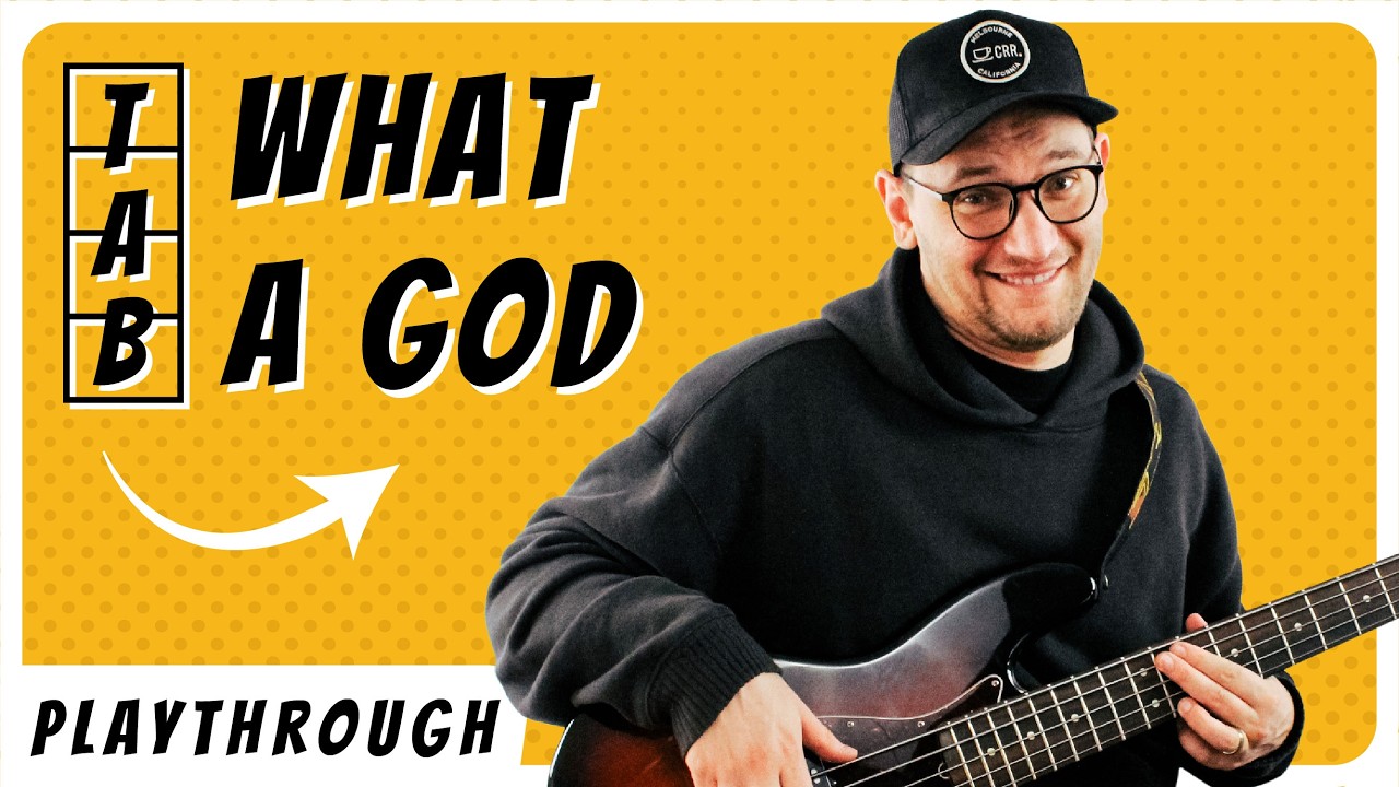What A God Bass Playthrough - SEU Worship - NOTE FOR NOTE