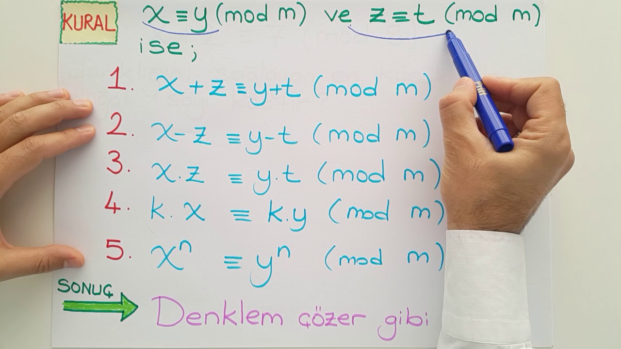 Modüler Aritmetik:1-Temel Kavramlar