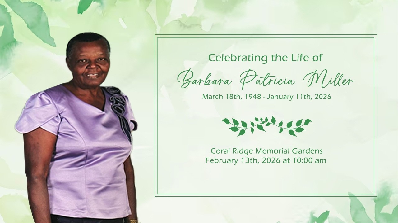 Celebrating The Life of Barbara Patricia Miller