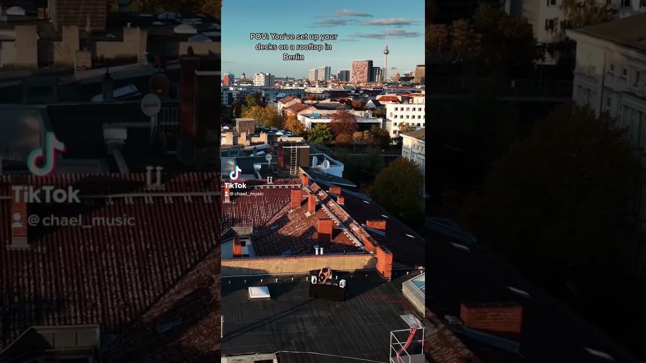 POV: You&lsquo;ve set up your decks on a rooftop in Berlin #shorts #dj #rooftop