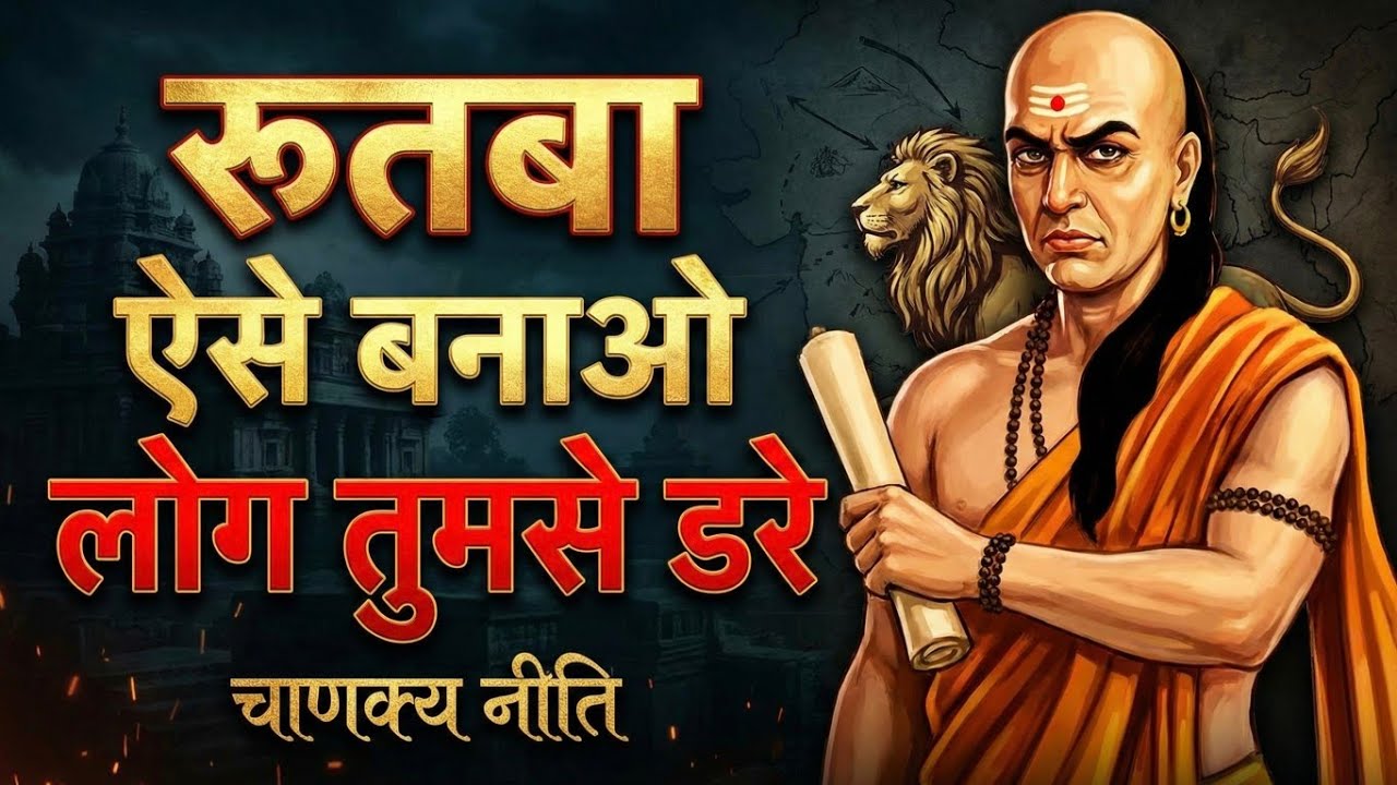 चाणक्य नीति - रुतबा ऐसे बनाओ की लोग तुमसे डरे । Chanakya Niti Motivational Speech on Attitude