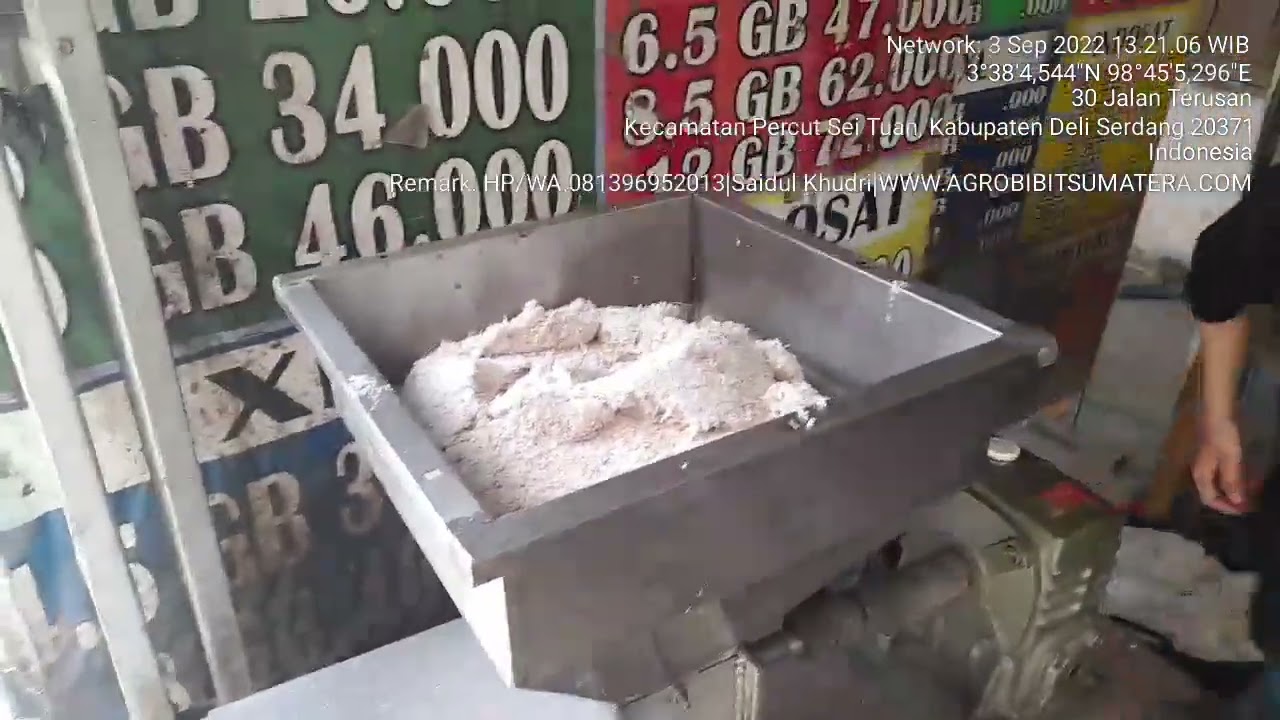 uji cobq mesin peras santan kapasitas 40 kg per jam gak pake ribet