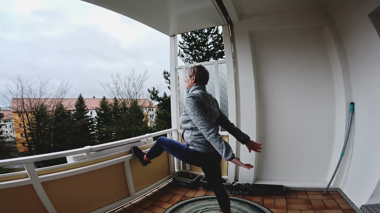 Poranne ćwiczenia. A wiosna powoli nadchodzi...