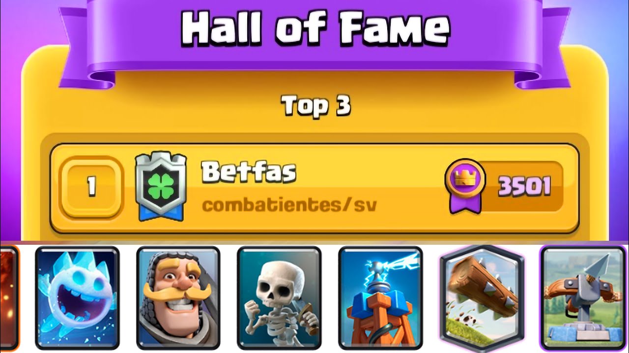 #1 Betfas best 3.0 x bow cycle deck in Clash Royale