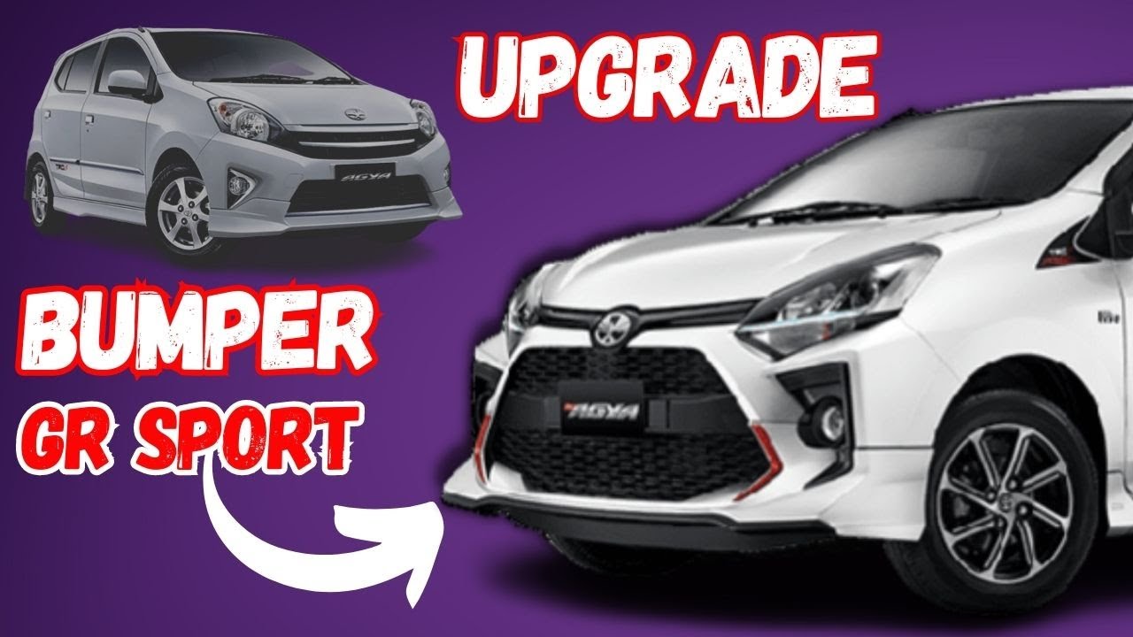 Upgrade Bumper Agya 2015 jadi GR Sport 2022 | Toyota Agya Menolak Tua