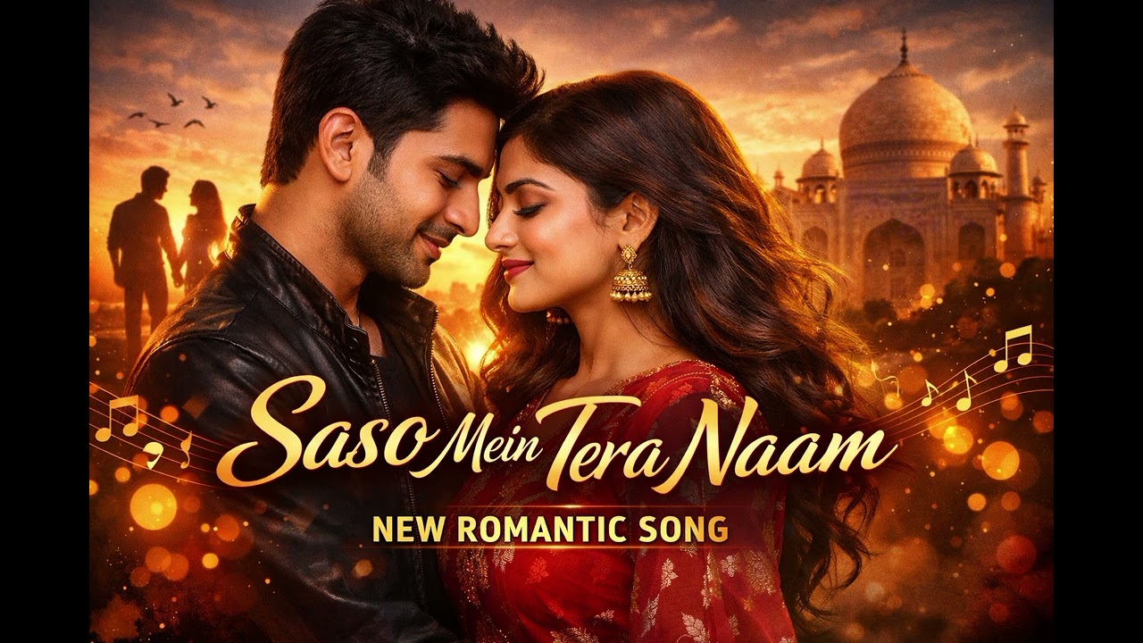 Saso Mein Tera Naam New Song 🎶 Romantic song 🎵 1 milian news/♥️