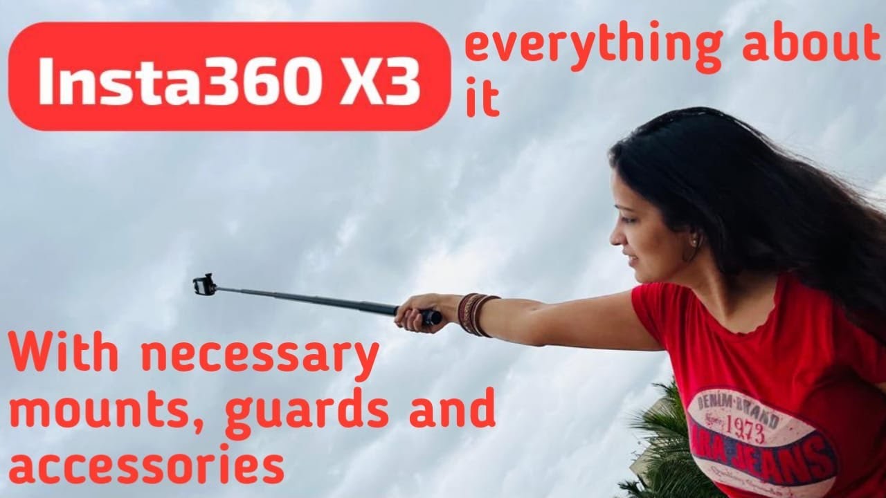 Insta360 One X3 accessories in India | Action Camera | mounts, guards and lens | Travel vlog set up