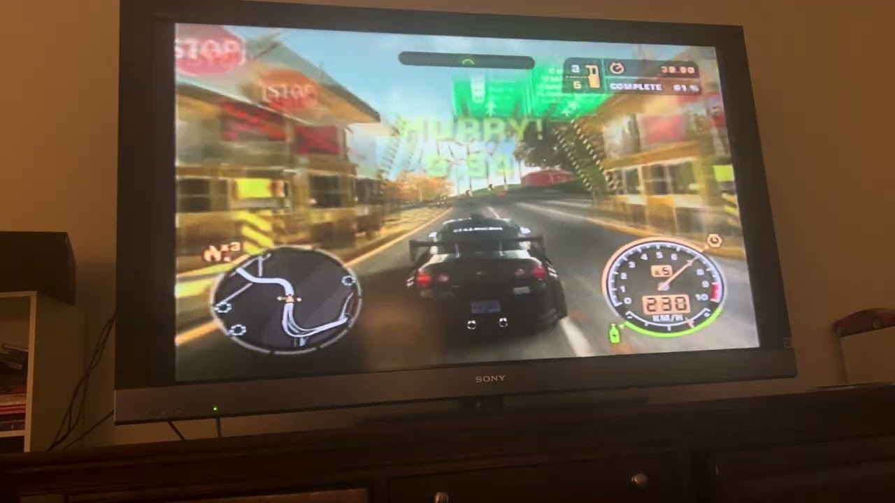 Need For Speed Most Wanted PS2 Tollbooth Time Trial Challenge 27 3:23.12 
