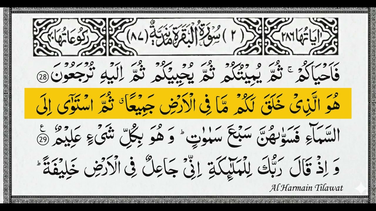 Surah Al-Baqara ( Full ) By Alaa Aqel