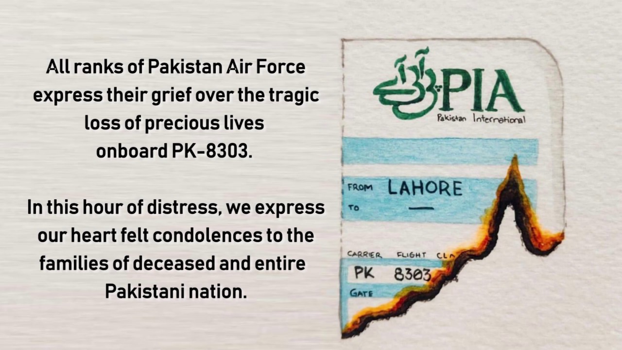 A Tribute to Martyrs of PIA Crash from Pakistan Air Force