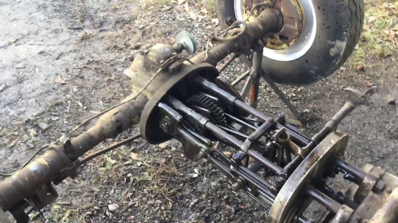 Stanley Steamer Engine & Axle, 1939 Packard 120 Steam Conversion