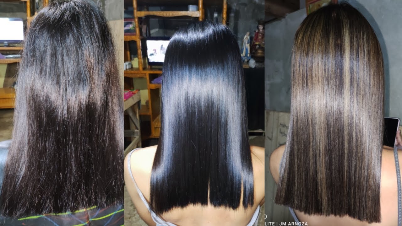 REBOND WITH HIGHLIGHTS AND COLOR | Step By Step | JM Arnoza