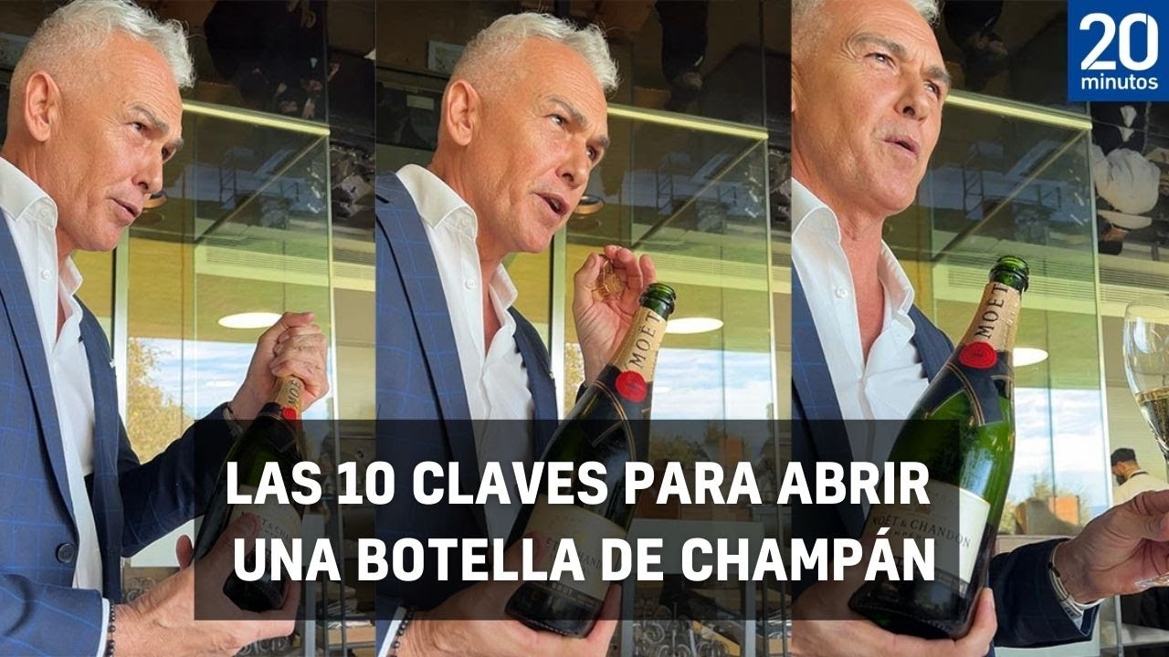 Cómo abrir una BOTELLA DE #CHAMPÁN con mucho ESTILO