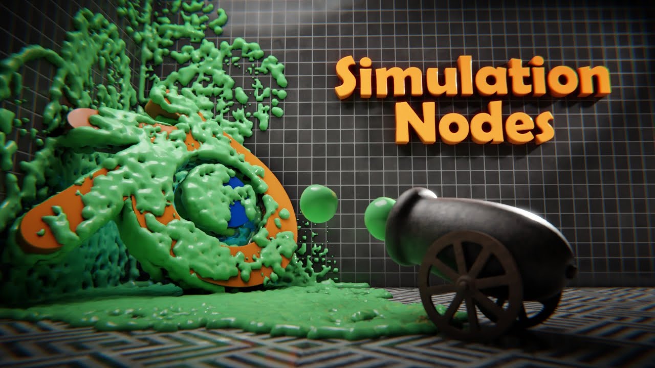 Simulation Nodes Tutorial: Slime Splattering Generator | Blender 3.6 Geometry Nodes