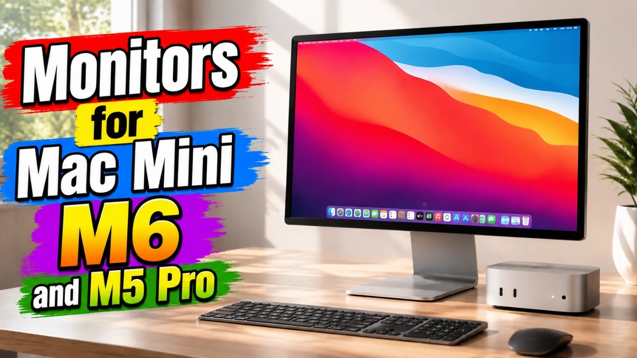 Top Monitors for Mac Mini M6 and M5 Pro