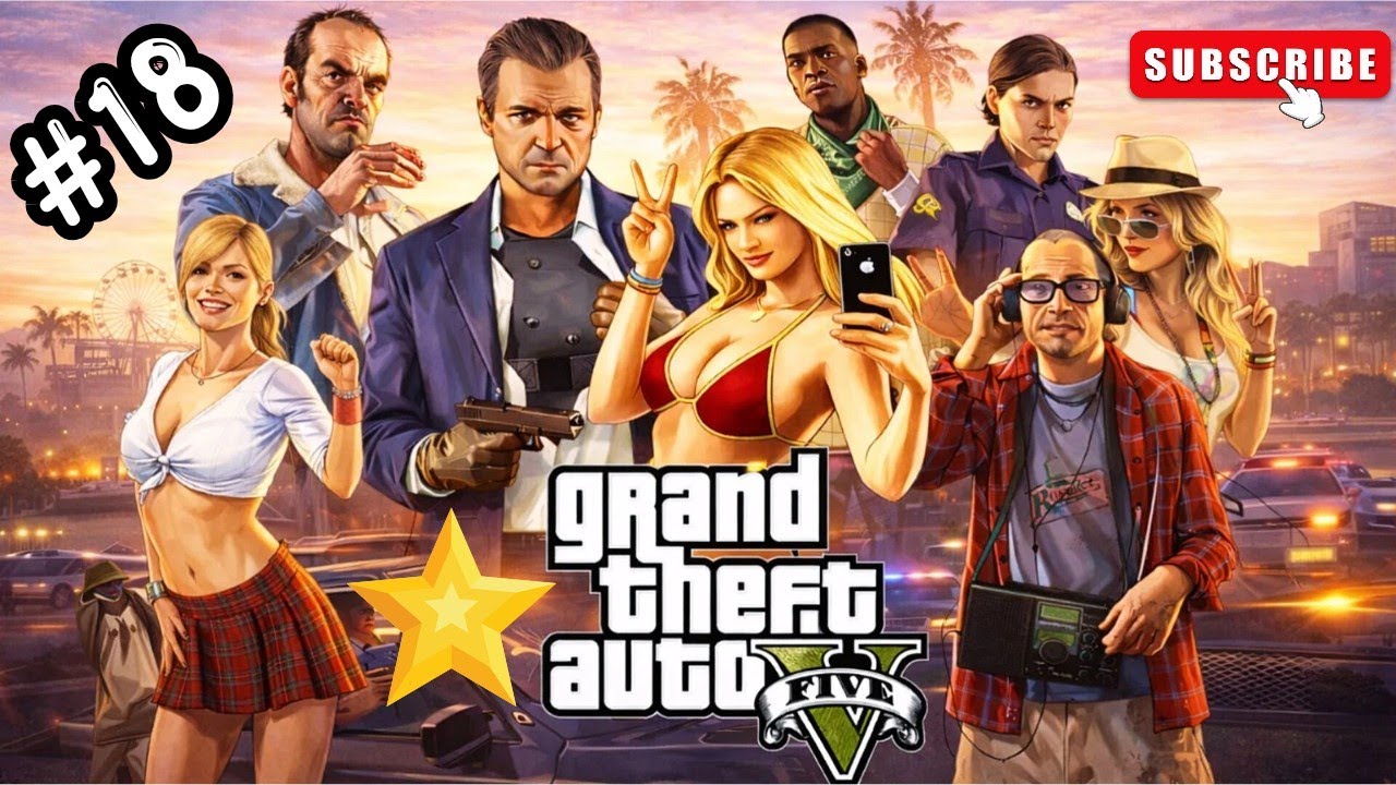 GTA 5 - Grand Theft Auto V Part 18🔥GTA 5 Story Mode | Welcome to Los Santos🔥Million1000 Gaming🔥PS4🔥
