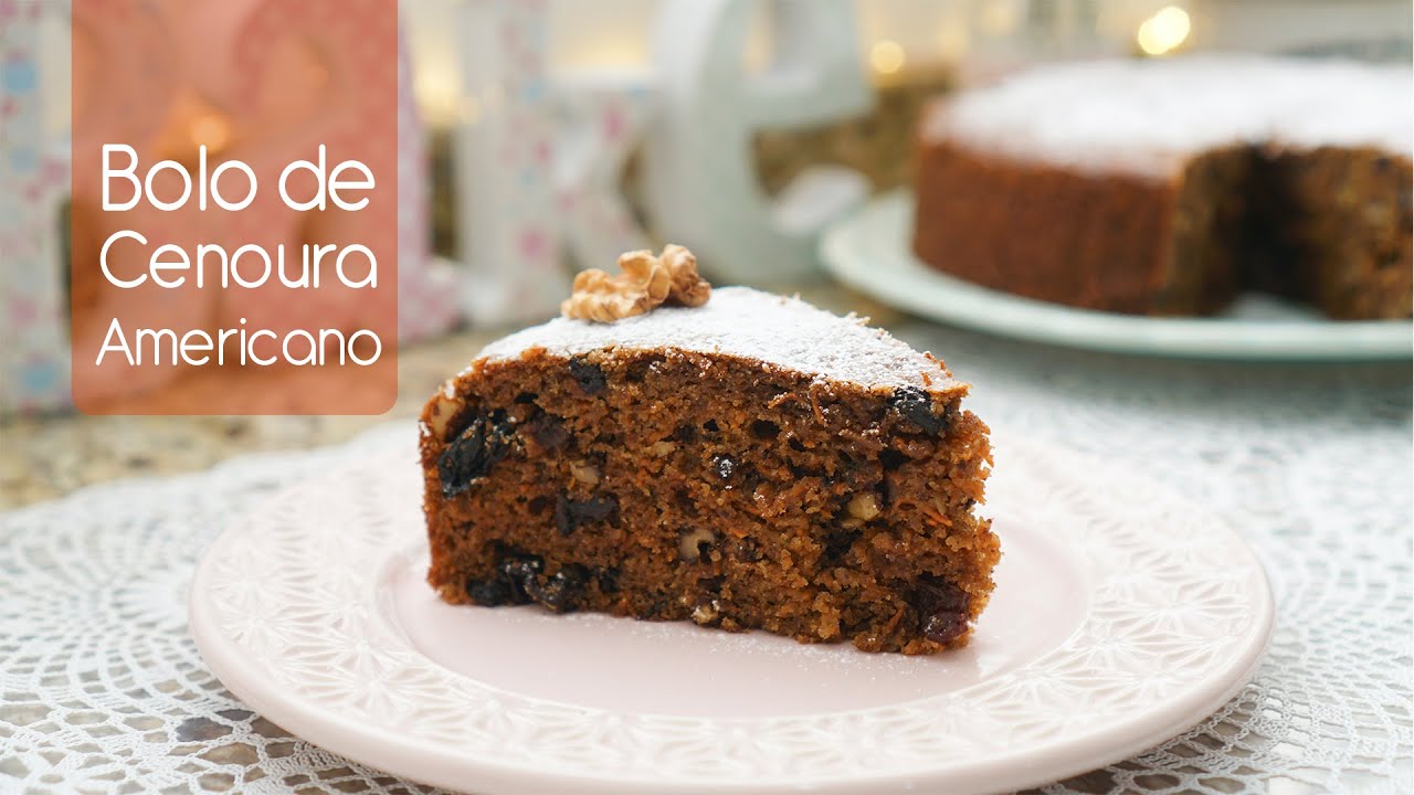 Bolo de Cenoura Americano