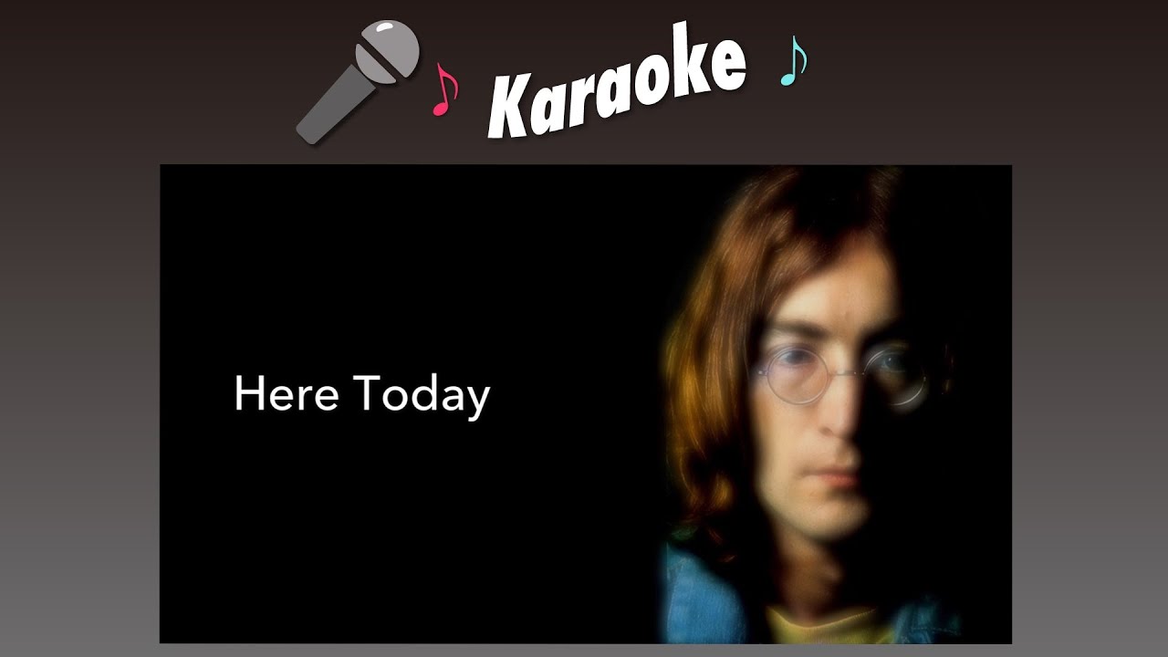 Here Today - Paul McCartney karaoke cover