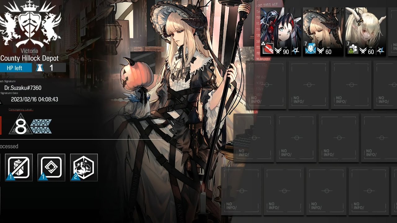 [Arknights] CC#10 Daily Day 14 Risk 8 AFK Strat (County Hillock Depot) Last Day.