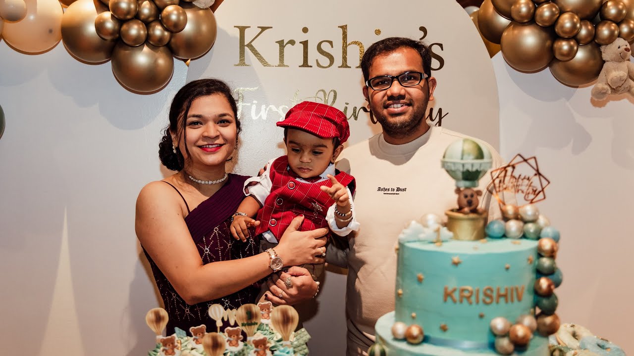 Krishiv's 1st Birthday Celebration | The Netherlands | Baby Boy | Indians In Netherlands