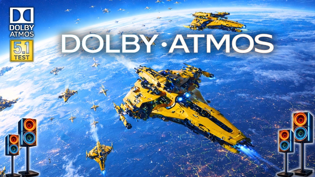 5.1 Dolby Atmos TEST | Reference 360° Surround Sound Calibration, 4K Ultra HD