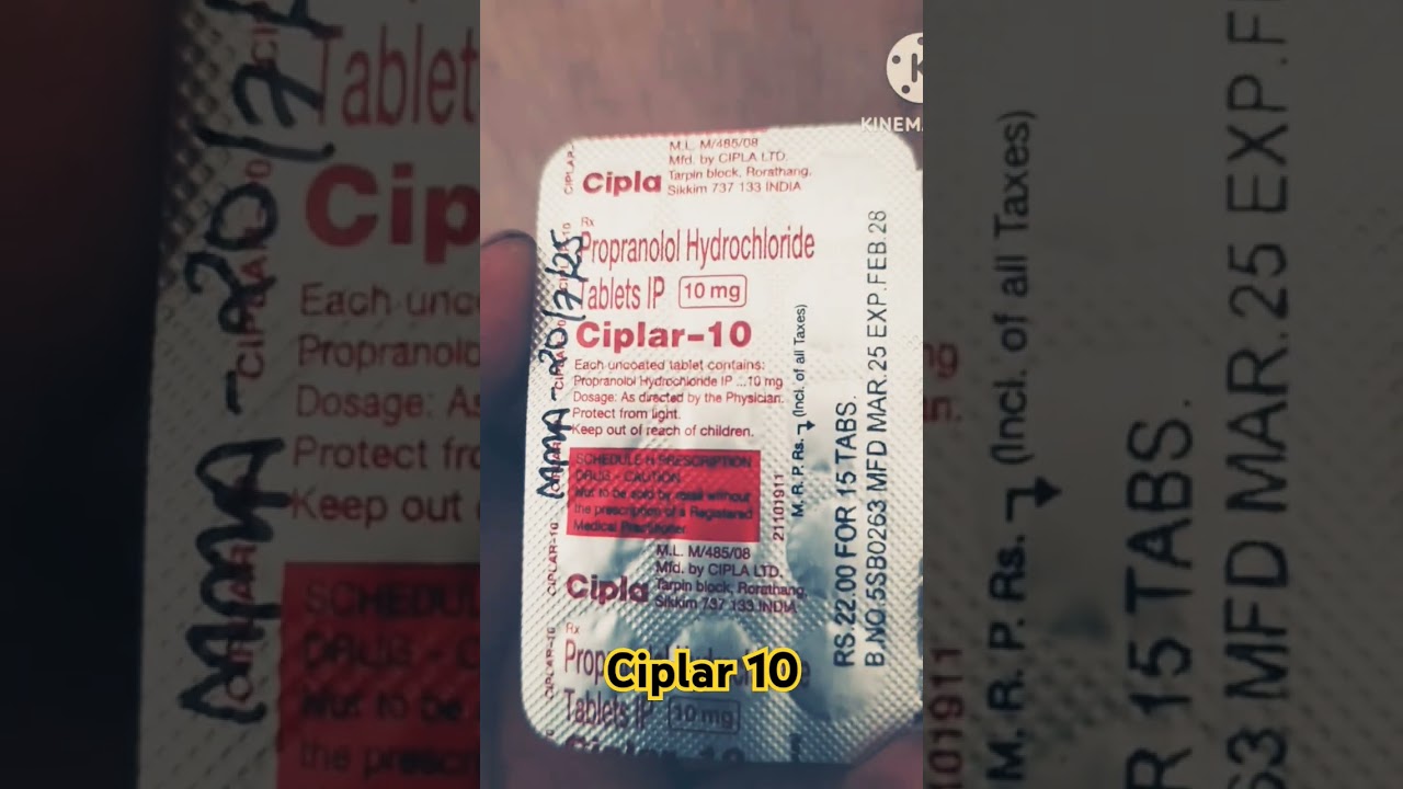 ciplar 10 mg tablet uses in hindi | ciplar 10 | propranolol 10 mg |
