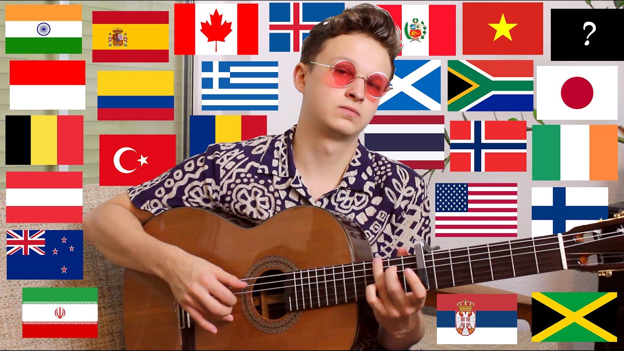 1 guitar 26 countries