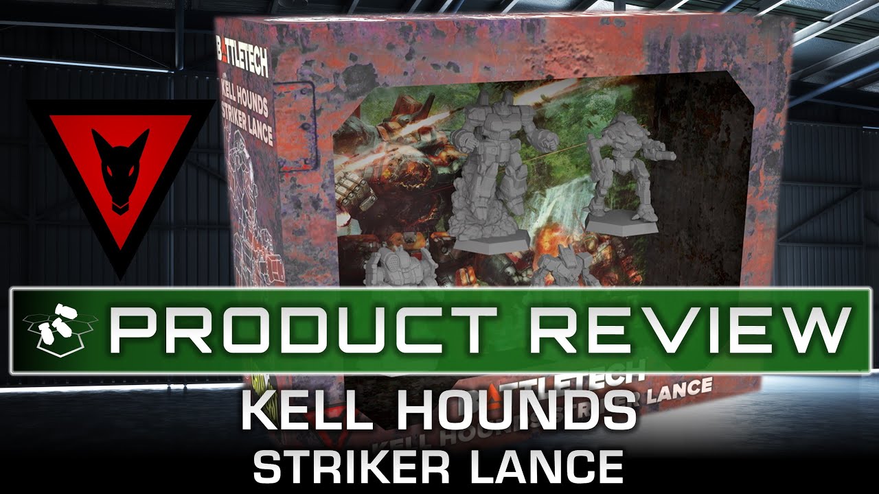 Kell Hounds Striker Lance Unboxing | Mercenaries Lance Pack | BattleTech Product Review