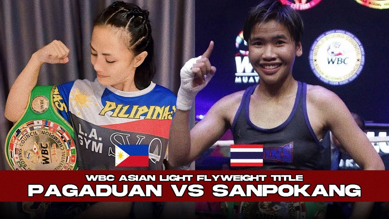 🇵🇭Jessebelle Pagaduan vs 🇹🇭Peeyalux Sanpokang - WBC Asia Female Light Flyweight Championship
