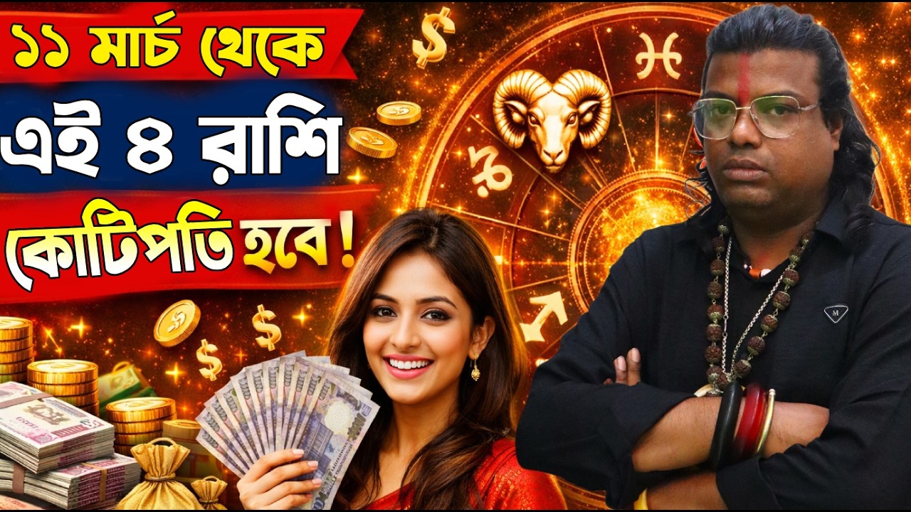 ১১ মার্চ থেকে এই ৪ রাশি কোটিপতি হবে কোন ৪ জেনে রাখুন || how you become a rich by share market