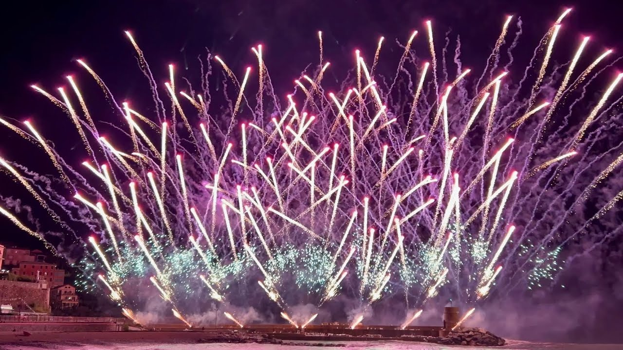FUOCHI D’ARTIFICIO RECCO 2024 - A CURA DELLA PIROMAGIA DI GAETANO RUSSO (Bn) - QUARTIERE BASTIA