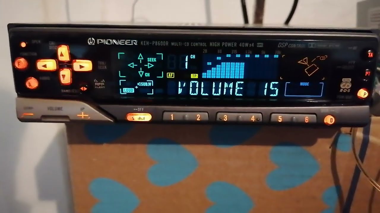 Pioneer keh 8600r eski seri efsane teyp tuş takımı renk değiştirme ve diğer &ouml;zellikleri